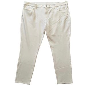 Yummie By Heather Thomas White Stretch Skinny Jeans 3X LIKE NEW